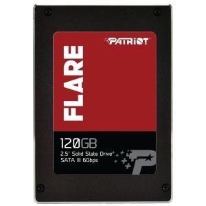 Patriot Flare - SSD - 120 GB - intern - 2.5 (6.4 cm) - SATA 6Gb/s - Puffer: 32 MB