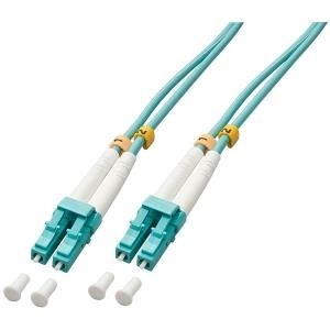 Lindy - Patch-Kabel - LC Multi-Mode (M) - LC Multi-Mode (M) - 2,0m - Glasfaser - 50/125 Mikrometer - OM3 - halogenfrei (46371)