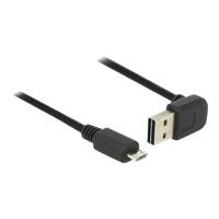 DeLOCK 1m USB 2.0-A - USB 2.0 micro-B cavo USB USB A Micro-USB B Nero (Delock EASY-USB - USB-kabel - USB til)