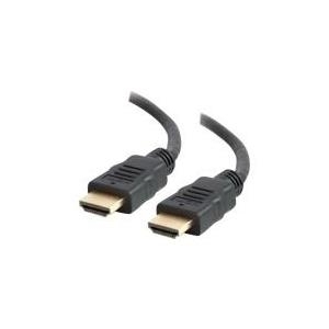C2G High Speed HDMI Cable with Ethernet - Video-/Audio-/Netzwerkkabel - HDMI - 30 AWG - HDMI, 19-polig (M) - HDMI, 19-polig (M) - 1,5m - abgeschirmt - Schwarz (82025)
