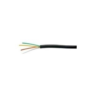 Telefon-Rundkabel 4-adrig schwarz 100mSpule (TC 76106R)