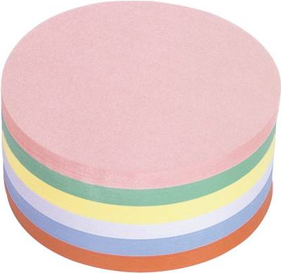 magnetoplan Moderationskarte 111151810 rund 190mm sort. 500St. (111151810)