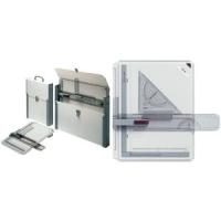 rotring Schnell-Zeichenplatte rapid A3 aus schlagfestem Kunststoff, Parallel-Zeichenschiene mit (S0213910)