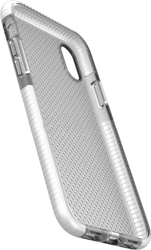 Cyoo - Dot Back Silikon Cover / Handyhülle - Apple iPhone XR - Transparent / Weiss