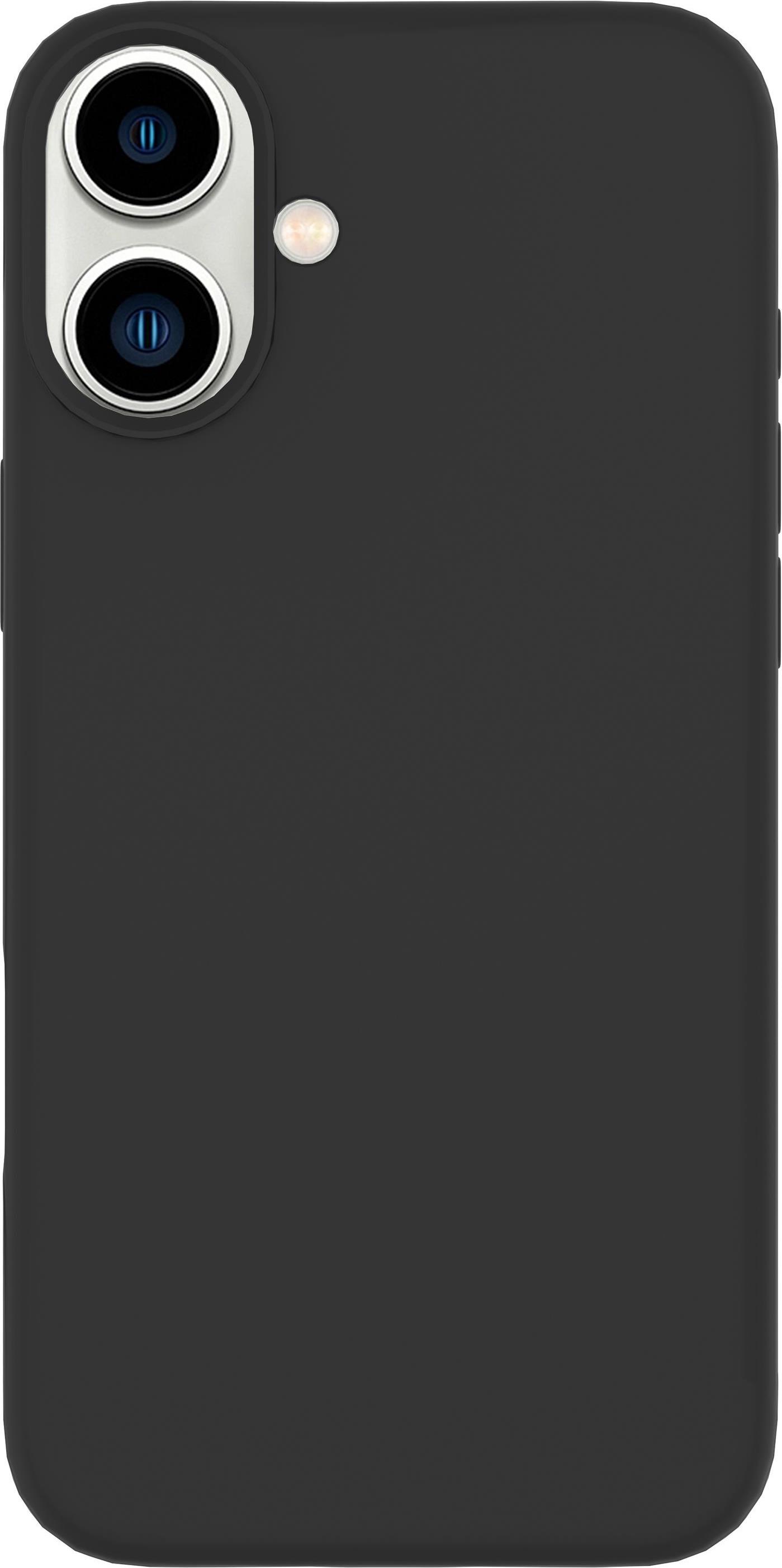 eSTUFF ES67120051 custodia per cellulare 17 cm 6.7 Cover Nero (Cover for INFINITE GRS RIGA iPhone 16 - Plus Black Cover. Materi