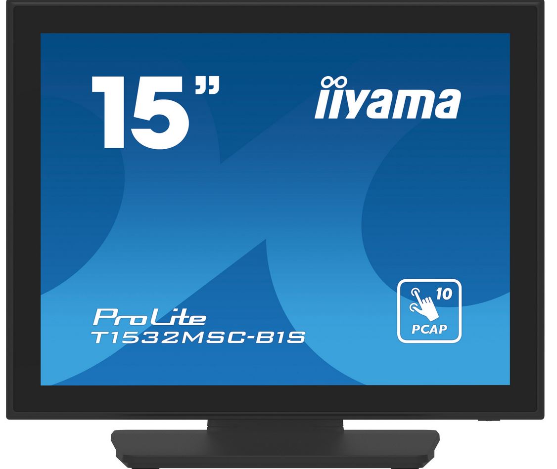 iiyama ProLite T1532MSC-B1S Monitor PC 381 cm 15 1024 x 768 Pixel XGA LCD Touch screen Nero (ProLite T1532MSC-B1S Monitor - 15