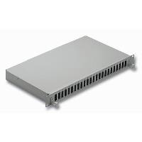 VALUE 48,30cm (19)-Spleißbox leer 1 HE, ausziehbar, 24x SC-DX (21.99.0612)