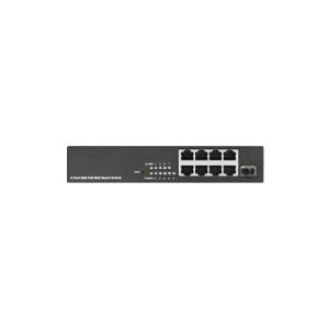 RaidSonic ICY BOX IB-POE20908-S4 - Switch - verwaltet - 8 x 10/100/1000 (PoE+) + 1 x SFP - Desktop - PoE+ (60 W) (IB-POE2098-S4)