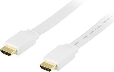 Deltaco HDMI-1010H cavo HDMI 1 m HDMI tipo A [Standard] Bianco (DELTACO HDMI-1010H)