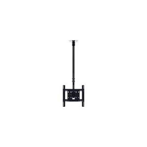 HAGOR M Public Ceilingmount Medium Single - Befestigungskit (Deckenmontage, Anschlussplatte, Stange) für LCD-/Plasmafernseher - Schwarz - Bildschirmgröße: 81 - 117 cm (32 - 116,80cm (46)) - Montageschnittstelle: 100 x 100 mm, bis zu 400 x 400 mm (722