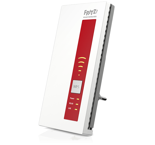 AVM FRITZ!WLAN Repeater 1750E - Wireless Range Extender - 10Mb LAN, 100Mb LAN, GigE - 802,11a/b/g/n/ac - Dualband (20002686)