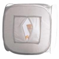 mantona Walimex Pop-Up Light Cube - Lichtzelt - weiß - Synthetikfaser - 75 cm x 75 cm (12481)