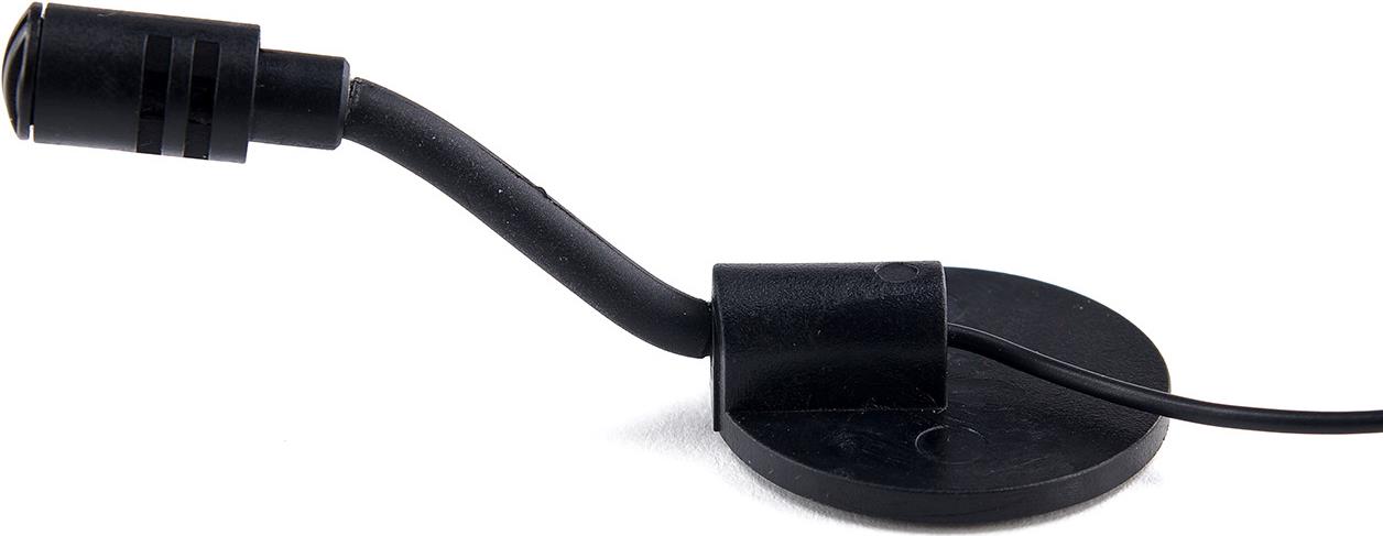 Sepura Hands-Free-Mikrofon mit 3m Kabel für Kfz-Einbausatz des STP8/9000 Freisprech-Stabmikrofon mit ca. 3 m Kabel u. 3,5 mm/2-pol.Winkelklinkenstecker, inkl. Klett-Klebepads zur Befestigung (300-00706)