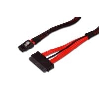 Good Connections Mini SAS 36-pin Stecker (SFF-8087) auf SAS 32-pin Stecker (SFF-8484) - SAS-Kabel - SFF-8087, SFF-8484 - 0,5 m (SAS-28005)