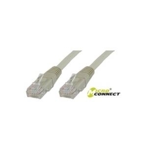 MicroConnect Value Pack - Patch-Kabel - RJ-45 (M) bis RJ-45 (M) - 1 m - UTP - CAT 6 - geschirmt, verseilt - Grau (Packung mit 10)