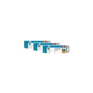 Hewlett-Packard HP 91 3-ink Multipack - Druckerpatrone - 3 x hell Cyan (C9486A)