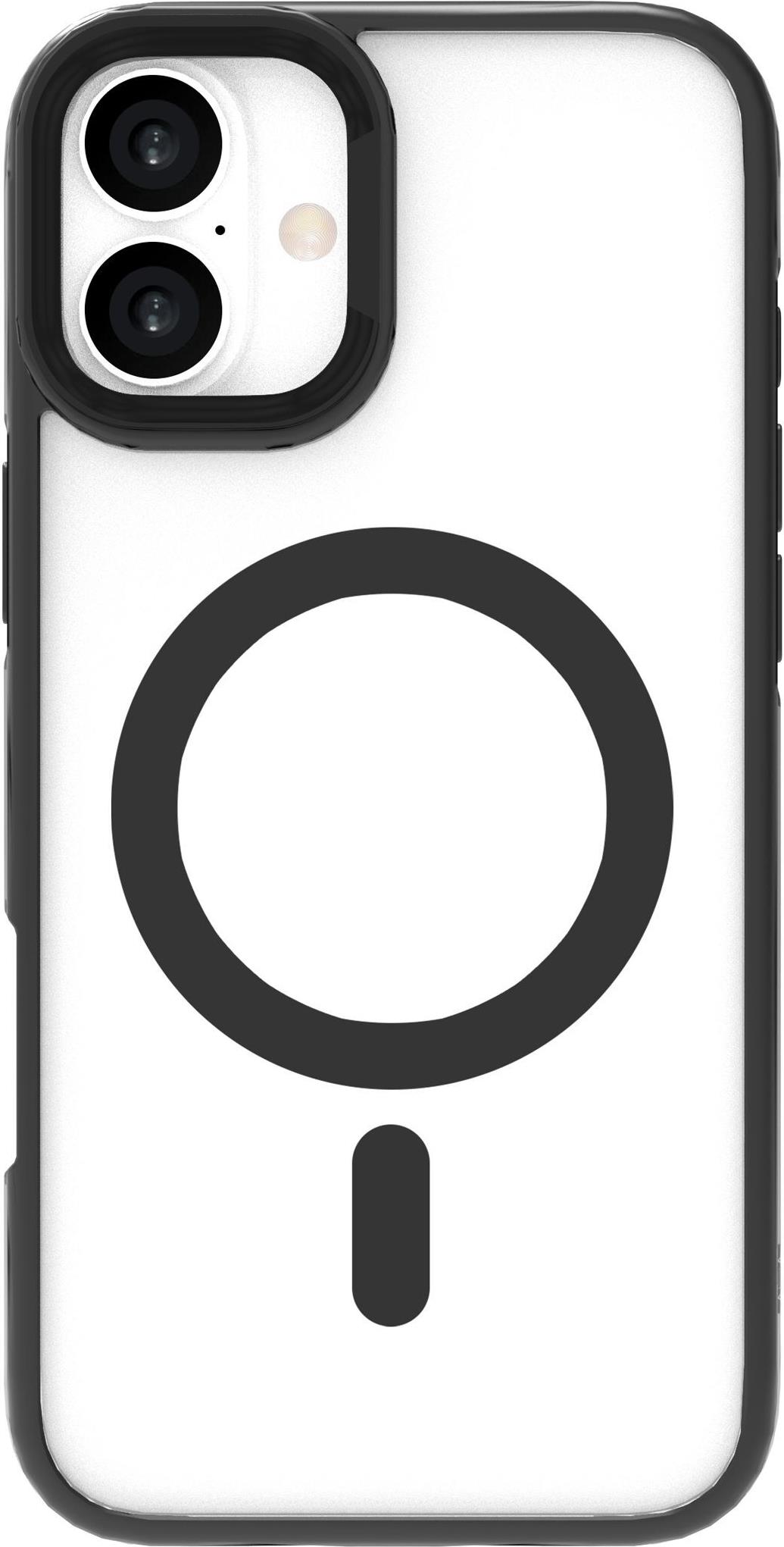 eSTUFF ES67141100 custodia per cellulare 155 cm 6.1 Cover Trasparente Nero (Cover for INFINITE GRS HELSINKI - iPhone 16 Black M