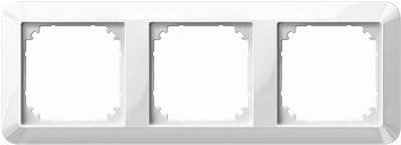 MERTEN cornice tripla 389325 1-M bianco attivo lucido 389325 389325 (389325)