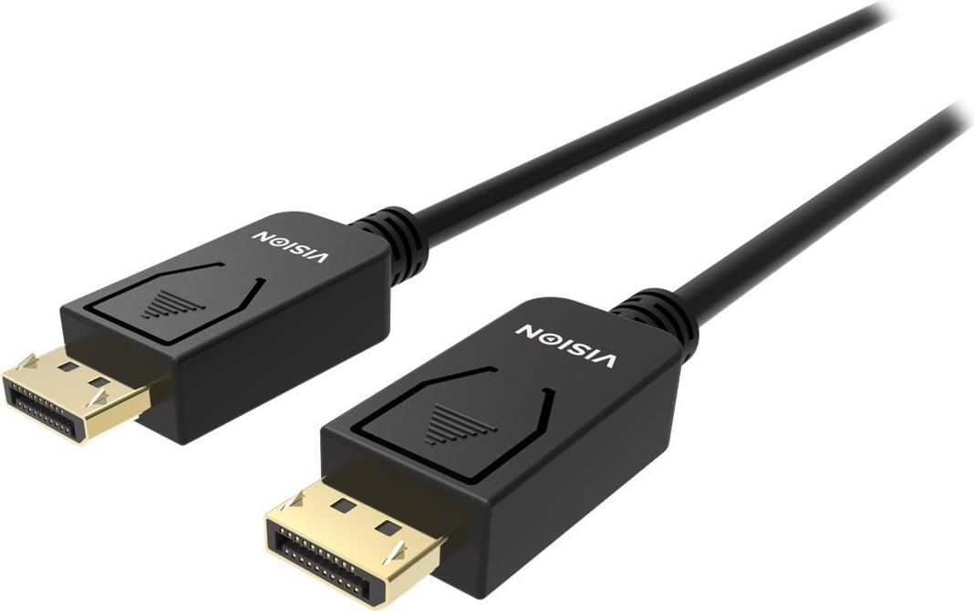 Vision TC 3MDP/BL cavo DisplayPort 3 m Nero (VISION Professional installation-grade DisplayPort cable - LIFETIME WARRANTY - ver