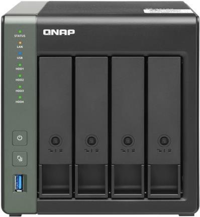 QNAP TS-431X3 - NAS-Server - 4 Schächte - 16TB - SATA 6Gb/s - HDD 4TB x 4 - RAID 0, 1, 5, 6, 10, JBOD - RAM 4GB - Gigabit Ethernet / 2,5 Gigabit Ethernet / 10 Gigabit Ethernet - iSCSI Support (TS-431X3-4G+4XST4000VN006)