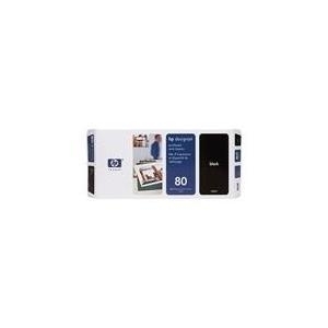 Hewlett-Packard HP 80 - Druckkopf mit Reiniger - 1 x Schwarz (C4820A)