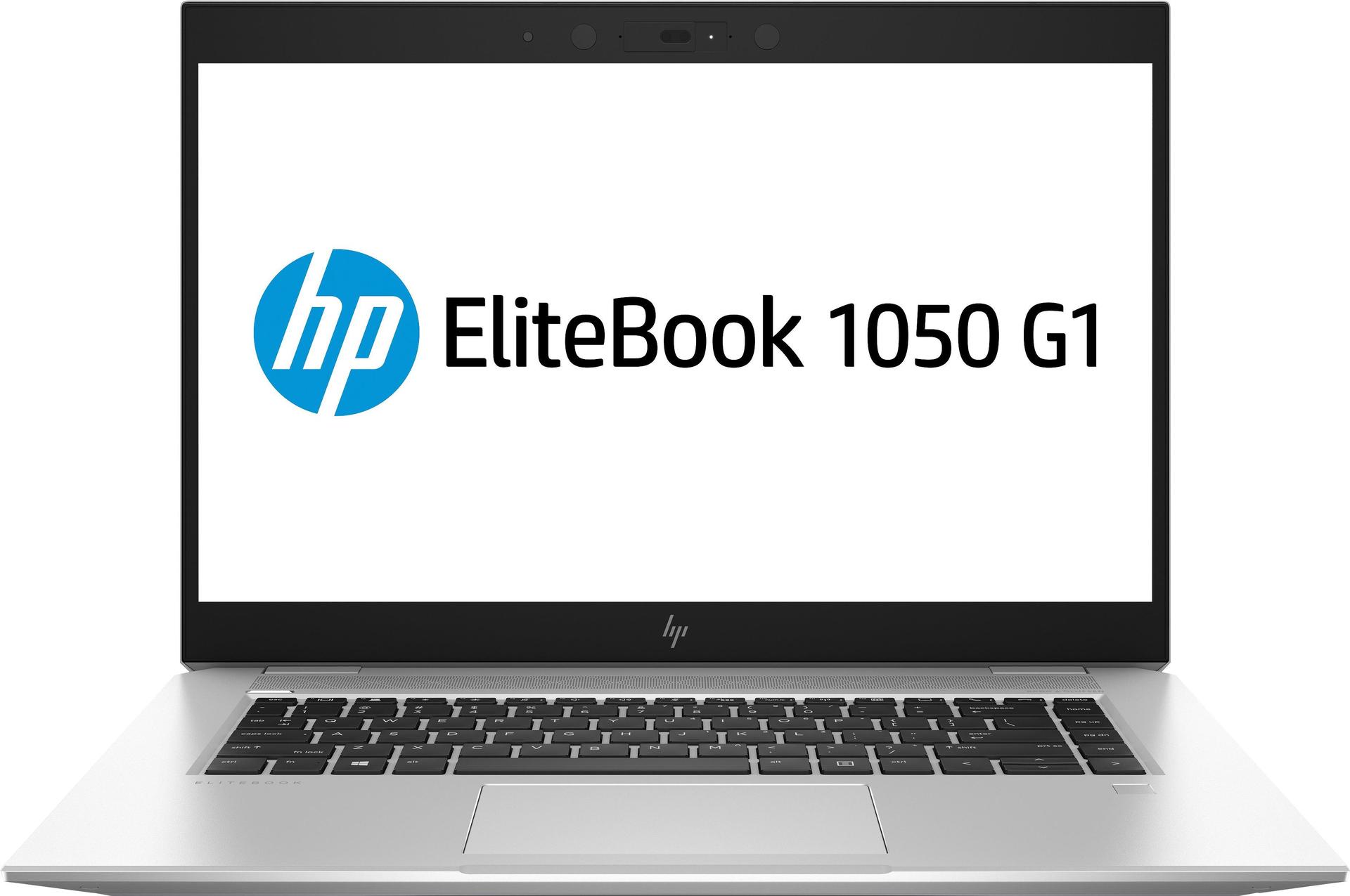 HP EliteBook 1050 G1 - Core i7 8750H / 2,2 GHz - Win 10 Pro 64-Bit - 32GB RAM - 1TB SSD NVMe, TLC (2x) - 39,6 cm (15.6) IPS 1920 x 1080 (Full HD) - GF GTX 1050 / UHD Graphics 630 - Wi-Fi, NFC, Bluetooth - Hecht-silberfarben - kbd: Deutsch (4QY21EA#AB