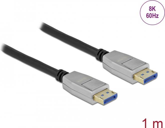 Delock Cavo DisplayPort 10K 60 Hz 54 Gbps custodia in metallo 1 m