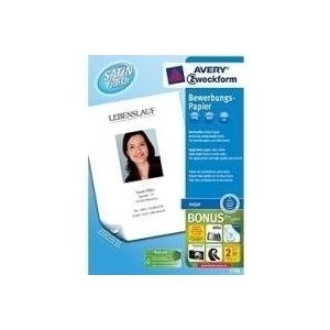 Avery Zweckform - Bewerbungspapier, beidseitig satiniert - A4 (210 x 297 mm) - 100 g/m2 - 200 Blatt (2788)