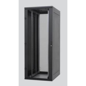 19-Zweiflügeltürnetzwerkschrank 42HE, TRITON RDA-42-G82-BDX-A3-GDA, 800x1200, perf. Front- & Rücktüren mit Schloss, Tragkraft: 1500kg, tiefschwarz (RDA-42-G82-BDX-A3-GDA)