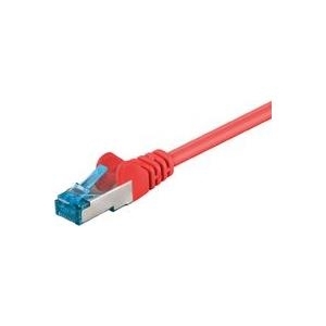 MicroConnect - Netzwerkkabel - RJ-45 (M) bis RJ-45 (M) - 2 m - SFTP - CAT 6a - halogenfrei - Rot