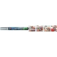 Marabu Textilmarker Textil Painter Glitter, silber Strichstärke: 3.0 mm, Rundspitze, Stoffmalstift auf (011903582)