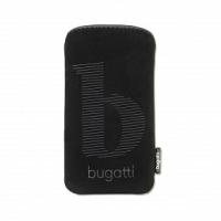 style for mobile Bugatti SlimCase Size S - Tasche für Mobiltelefon - Neopren - Schwarz (07701)