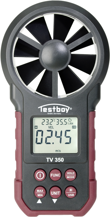 Testboy TV 350 Anemometer 0.8 bis 30 m/s (62601000)