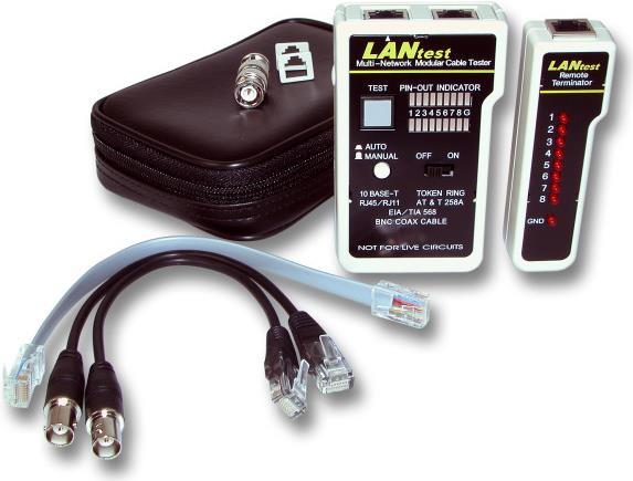 EFB Elektronik 39936.1 Twisted pair cable tester Schwarz Netzwerkkabel-Tester (39936.1)
