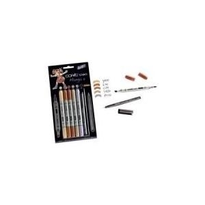 COPIC Marker ciao 5+1 Set, Manga 4 Der Marker zum Layouten, Skizzieren und Illustrieren (22075 561)