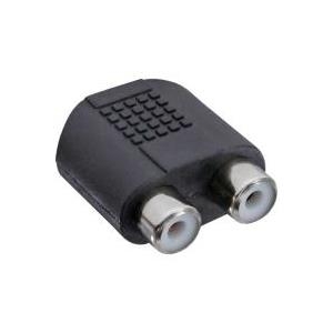 Adattatore audio InLineÂ®, presa jack da 3,5 mm stereo a 2 prese RCA (99346)