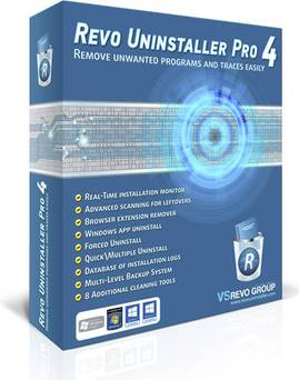 Revo Uninstaller Pro 4 - 3 PC Vollversion, 3 Lizenzen Windows Systemtuning-Software (03246)