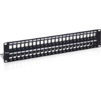 Equip Patch Panel - Patch Panel - RJ-45 X 48 - Schwarz - 2U - für P/N: 125489, 767110, 767111 (769349)