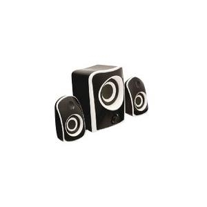 KOENIG Lautsprecher 2.0 verdrahtet 3.5 mm 8 W Schwarz (CS21SPS100BL)
