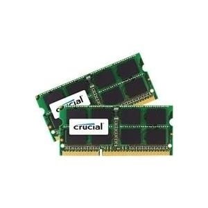 Crucial - DDR3 - 8 GB: 2 x 4 GB - SO DIMM 204-PIN - 1600 MHz / PC3-12800 - CL11 - 1.35 / 1.5 V - ungepuffert - non-ECC - für Apple Mac mini (Ende 2012), MacBook Pro
