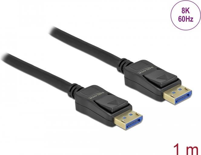 DeLOCK Cavo DisplayPort 10K 60 Hz 54 Gbps 1 m (Delock - DisplayPort kabel - DisplayPo)