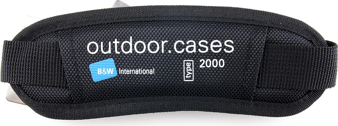 bwh Koffer Tragegurt für Outdoor-Koffer 2000, werkzeuglose Montage, wetterfest (52022)