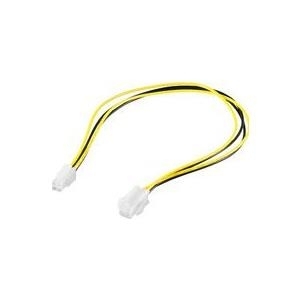 MicroConnect - Spannungsversorgungs-Verlängerungskabel - 4 PIN ATX12V (M) bis 4 PIN ATX12V (W) - 30 cm