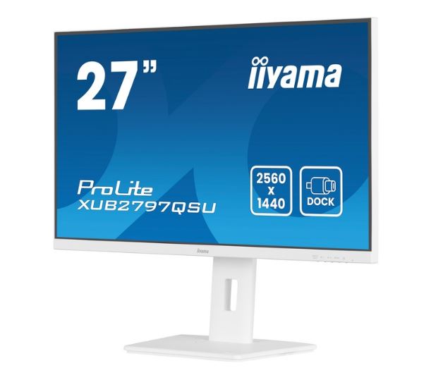 iiyama ProLite XUB2797QSU-W2 Monitor PC 68,6 cm [27] 2560 x 1440 Pixel Quad HD LED Bianco (IIYAMA 68.5cm [27] XUB2797QSU-W2 16)