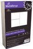 DVD Case MediaRange 50 DINA4 Bögen/Pack vorgestanzt (7mm) (MRINK122)