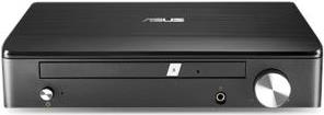 ASUS Impresario SDRW-S1 LITE - Laufwerk - DVD+/-RW (+/-R DL) / DVD-RAM - 8x/8x/5x - USB2.0 - extern - Schwarz - mit 7,1-Surround-Soundkarte - 600-Ohm-Kopfhörerverstärker - 114dB Signal-Rauschabstand (90DD01W0-M29000) (B-Ware)