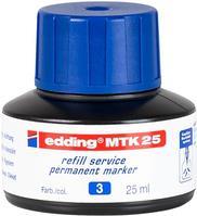 Edding MTK 25 ricarica per evidenziatori Blu 25 ml 1 pz (edding MTK 25 Bottled Refill Ink for Permanent Markers 25ml Blue - 4-M