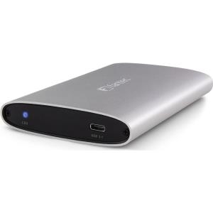 FANTEC ALU-25U31 - SSD - 500 GB - extern (tragbar) - 2.5 (6.4 cm) - USB 3.1 Gen 2 (USB-C Steckverbinder) - Silber
