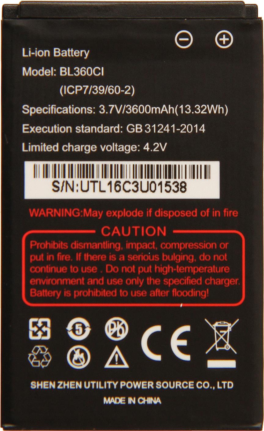 RugGear RG310 Lithium-Ion (Li-Ion) 3600mAh 3.7V Wiederaufladbare Batterie (31030020)
