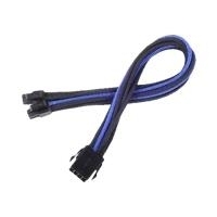 Silverstone PP07-EPS8BA 0,3 m (Silverstone EPS 8-pin to EPS / ATX 4 +4 pin cable 30 cm - Black / Blue)